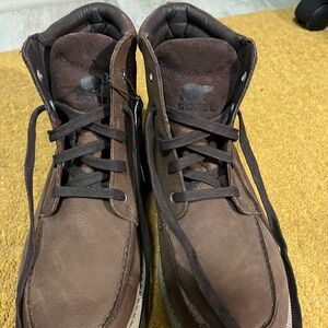 SOREL MADSEN II MOC TOE TOBACCO WATERPROOF BOOTS 10.5